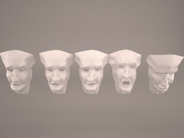 masks 3D मॉडल .c4d .max .obj .3ds .fbx .stl .blend 