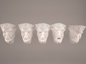 masks 3D मॉडल