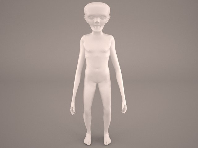 alien Modelo 3D .c4d .max .obj .3ds .fbx .stl .blend 