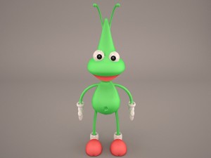 alien 1 Model 3D
