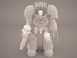 chaos warrior Modelo 3D