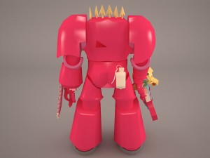 chaos warrior Modelo 3D