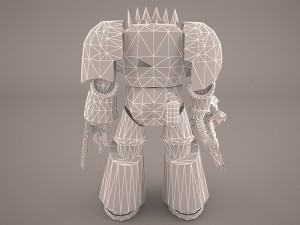 chaos warrior Modelo 3D