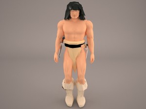 barbarian warrior Model 3D