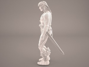 barbarian warrior 3D Model