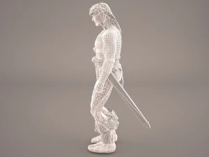 barbarian warrior 3D Model