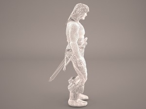 barbarian warrior 3D Model