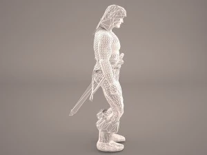 barbarian warrior 3D Model