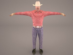 cowboy 3Dモデル