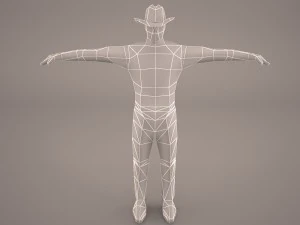 cowboy 3D Model