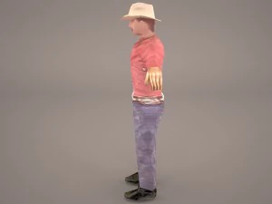 cowboy 3D Model