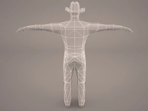 cowboy 3D Model