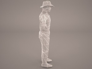 cowboy Modelo 3D