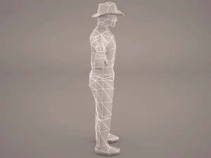 cowboy 3D Model
