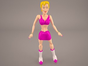 debbie woman 3D Модель