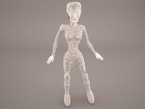 debbie woman 3D Model