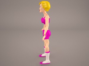 debbie woman 3D Model
