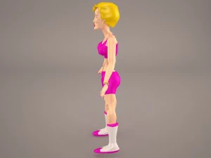 debbie woman 3D Model