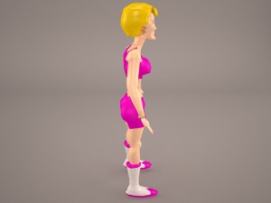 debbie woman 3D Model