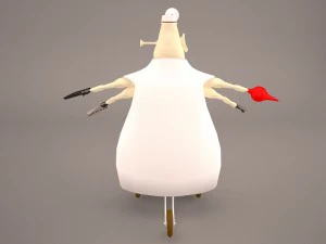 cartoon doctor 3D Model