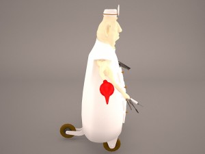 cartoon doctor Modèle 3D