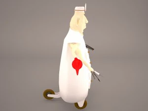 cartoon doctor 3D Model