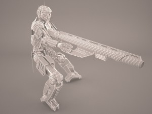 sci-fi robot 3D 模型