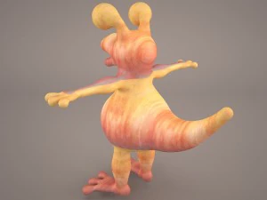 cartoon gobo dinosaur 3D Model