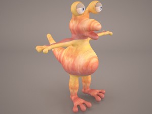 cartoon gobo dinosaur Model 3D