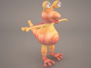 cartoon gobo dinosaur 3D Model