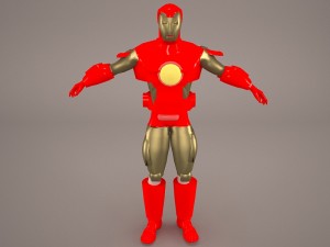 iron man Modèle 3D