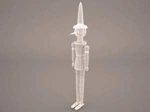 pinocchio cartoon 3D Model