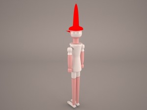 pinocchio cartoon 3D Модель