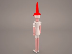 pinocchio cartoon 3D Model