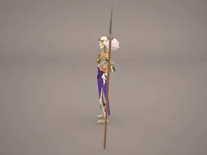 guerrero esqueleto Modelo 3D
