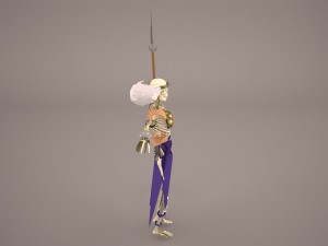 skeleton warrior Modelo 3D