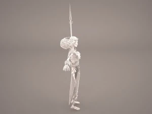 guerrero esqueleto Modelo 3D