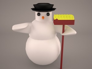 snowman 3D Model