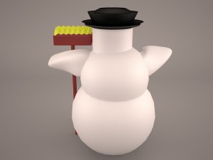 snowman Modello 3D