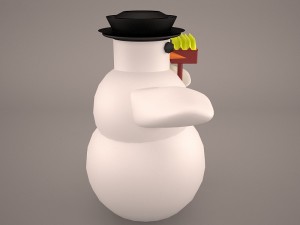 snowman Modello 3D