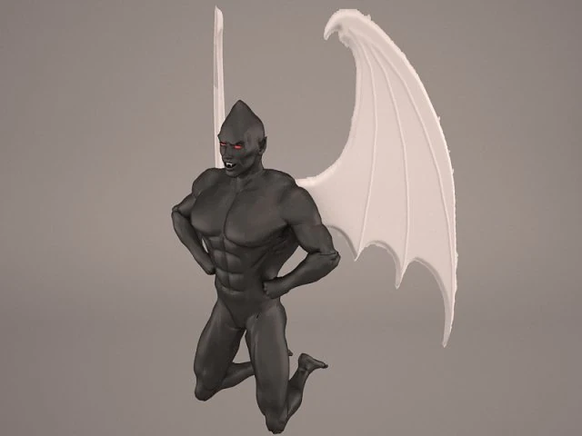 vampire 3D Model .c4d .max .obj .3ds .fbx .stl .blend