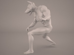 wolfman 3D Model