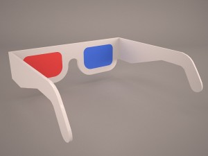 3d glasses Modelo 3D