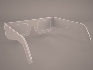 3d glasses Modelo 3D