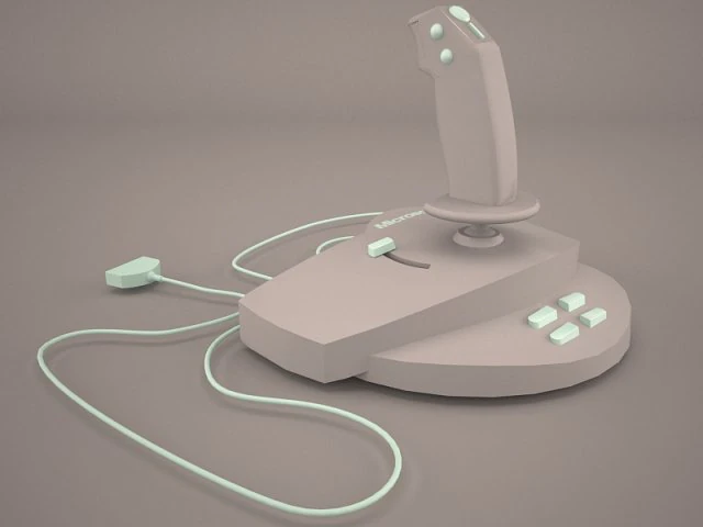 joystick 3D Model .c4d .max .obj .3ds .fbx .stl .blend 
