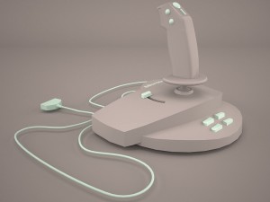 joystick Modelo 3D