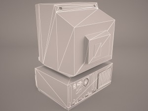 old pc compaq deskpro 3D Model