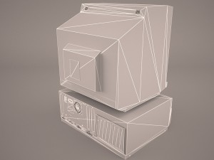 old pc compaq deskpro 3D Model