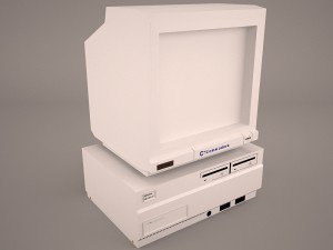 old pc compaq deskpro 3D Model
