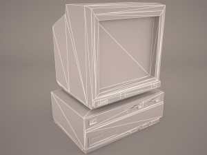 old pc compaq deskpro 3D Model